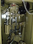 Woodward Type A Actuator control looking inside the door 